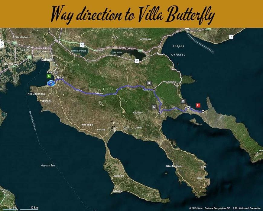 Villa Butterfly Nea Roda Esterno foto